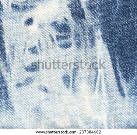 Blue and white jeans texture background