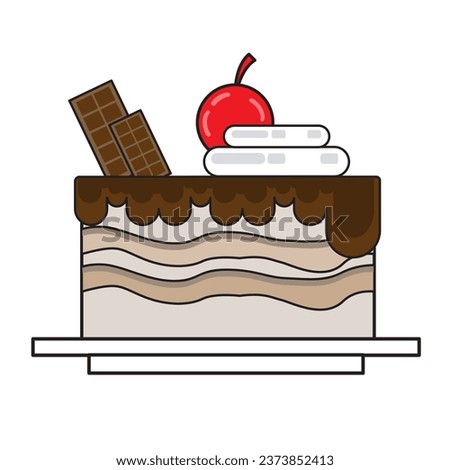 Design symbol clip art cake illustration