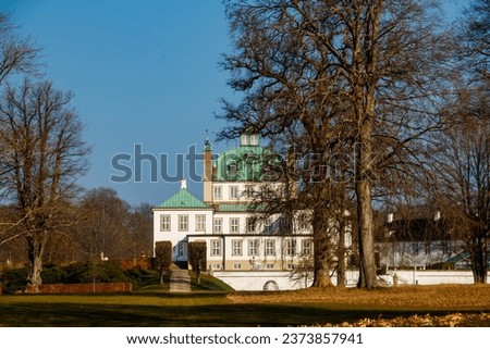 Fredensborg Palace in Denmark. Danish Royal Family's spring and autumn residence