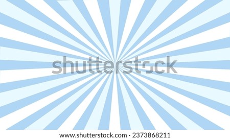 Blue and white sunburst background	