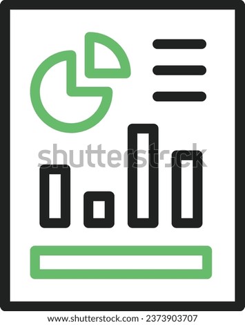 Stats icon vector image. Suitable for mobile application web application and print media.