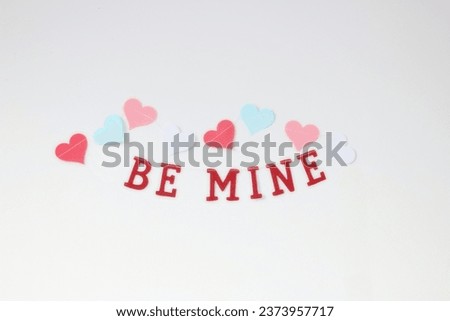Be mine sticker for romance