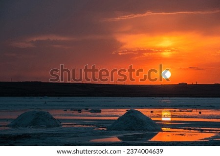 sunset - in Azerbaijan - Masazir Royalty-Free Stock Photo #2374004639