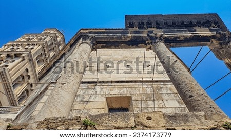 The Cathedral of St. Duje is one of the most majestic buildings in Split, located in the palace of Djocletian Royalty-Free Stock Photo #2374173779