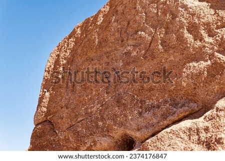 Yerbas Buenas Archaeological Site - Chile. Cave Paintings - Atacama Desert. San Pedro de Atacama.