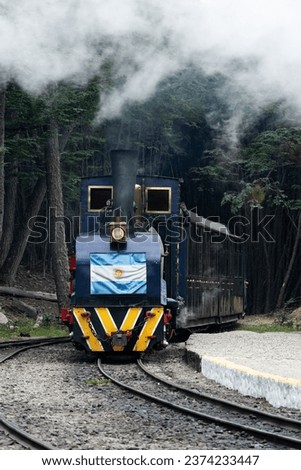end of the world train Royalty-Free Stock Photo #2374233447