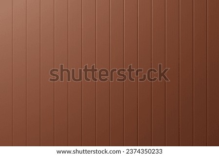 Wooden background consisting of vertical planks. The color is Copper Brown. Gradient with light from top left