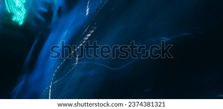 Background prepared in neon blue tones on black Royalty-Free Stock Photo #2374381321