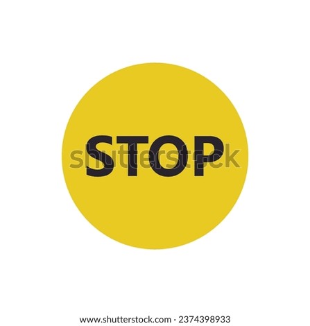 stop stop warning sign, warning sign