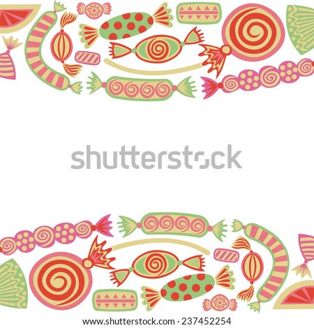 Sweets vector illustration