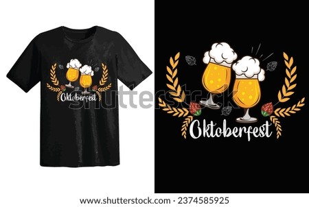 Oktoberfest T-shirt Design Beer Festival