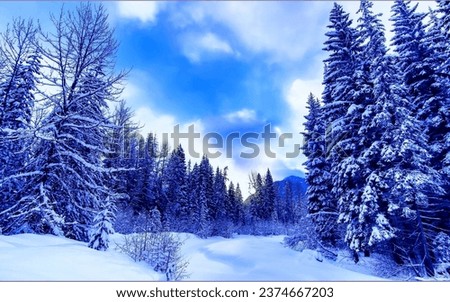 Beautiful winter picture with snow and ice covered leaves and cold and stunning suitable for background