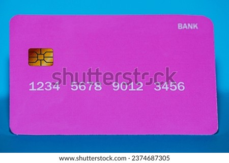The picture with a pink bank card that only women can have. A very rare and beautiful color.
