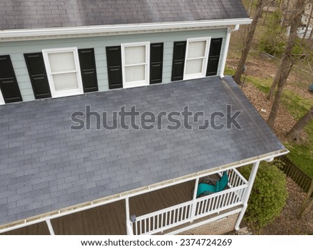 Residential Roof Replacement Drone Photos
