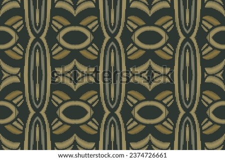 Motif Ikat Floral Paisley Embroidery Background. Ikat Texture Geometric Ethnic Oriental Pattern traditional.aztec Style Abstract Vector design for Texture,fabric,clothing,wrapping,sarong.