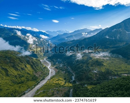 Yamuna River Barkot Uttarkashi District Uttarakhand  Royalty-Free Stock Photo #2374761619