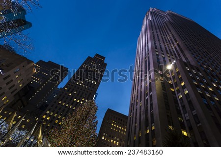 Skyscrapers in Manhattan, New York City 
