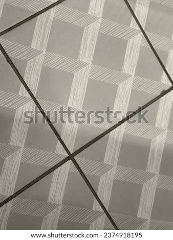 White and gray checkered tiles.