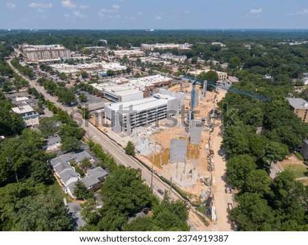 Stock Photos of Highrise Constuction by Drone