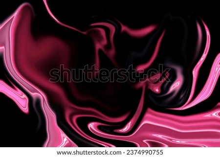 where art meets technology liquid abstract pattern, plastic pink and black graphics, color art form, and digital background with liquid flow