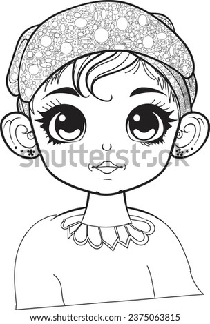 art, artistic, background, beautiful, cartoon, charm, clip, clip art, clip-art, clipart, colouring, colouring page, cute, design, drawing, dress, elegance, eps, eps10, fashion, girl, graphic, happines