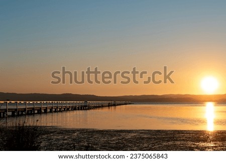 This photo is a sunset taken from Long Jetty.