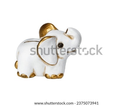 Piggy Bank  Elephant isolated on the white background