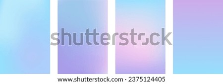 Light blue gradient background,cold icy shades.Simple soft texture. Royalty-Free Stock Photo #2375124405