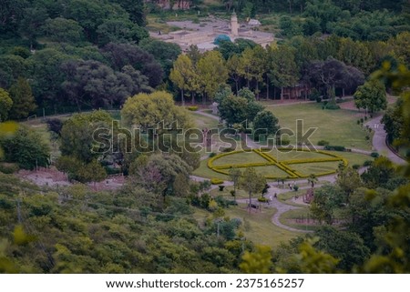 Aerial shots of Day view of Islamabad, View of Islamabad from Margalla hill top,
 Pakistan city, Capital city of Pakistan