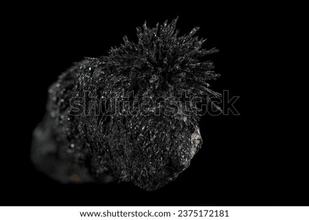 Lodestone or Magnetite mineral closeup 7k image