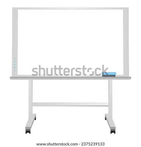 It is an illustration of an electronic blackboard. Royalty-Free Stock Photo #2375239133