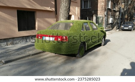The real European grass car vehicle