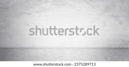 Texture old grey cracks concrete wall and floor as background, template, page or web banner  Royalty-Free Stock Photo #2375289713