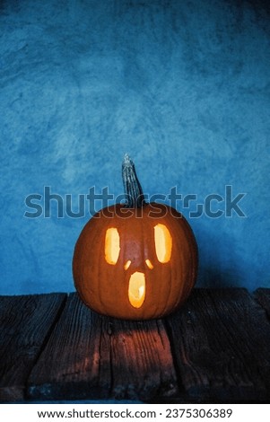 spooky Halloween background pumpkin Jack'o'lanterns