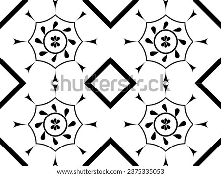 black and white design for decoration