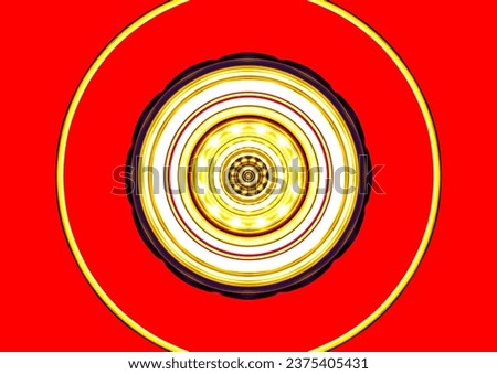 Abstract, ring, circle, waves, disk 