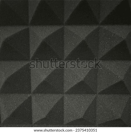 Surface shape of sound absorbing panels
