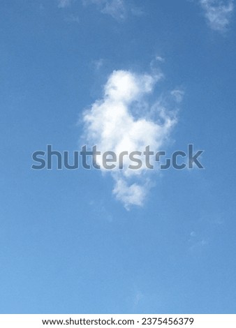 Cloud pictures dancing queen in the sky