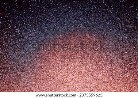 golden pink orange red white black glitter texture abstract banner background with space. Twinkling glow stars effect. Like outer space, night sky, universe. Rusty, rough surface, grain.