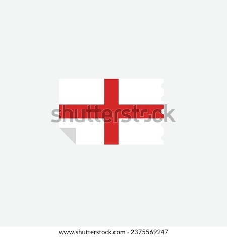 England flag icon vector illustration