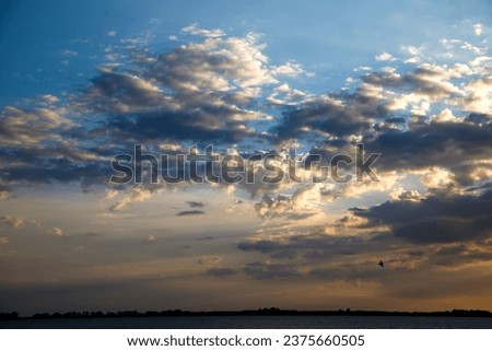 Beautiful sky clouds in Buenos Aires