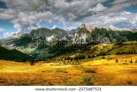 Green Moutains With Green Landscape