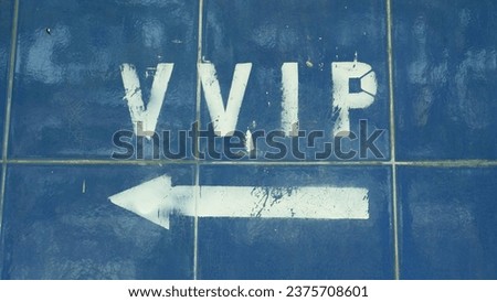 Lamongan - Oktober 16, 2023 directions to the VVIP stands