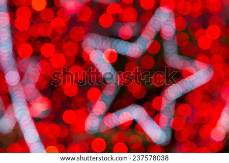 Abstract background bokeh star shape