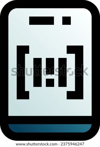 barcode vector design icon for download. Eps