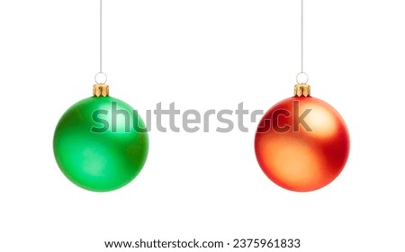 Ball christmas ornaments. Decorative Christmas balls. Xmas.
