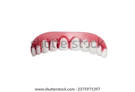 3D Cute Cartoon Tooth Character with Gum Problem Vector Illustration. Swolen Gum Concept. Illustrstion of Gum Disease. Periodontal Disease. Periodontitis Disease