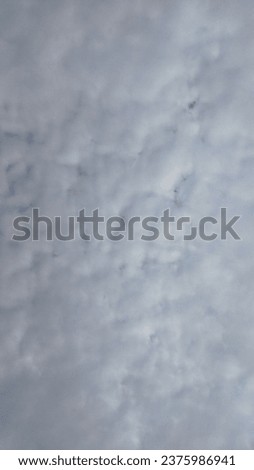 Captured image of the clouds in the Tanjung Pinang sky in the morning at 07.00 from 1 to 15 October 2023