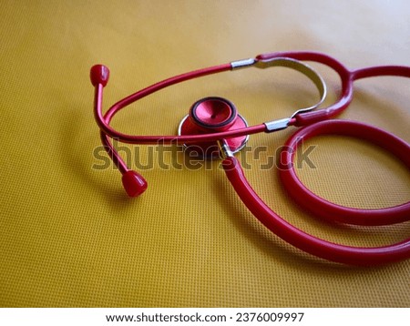 Background photo of Stethoscope, medical instruments. 