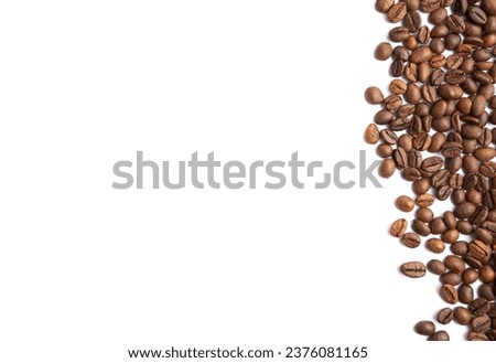    Coffee Beans Isolated On White Background